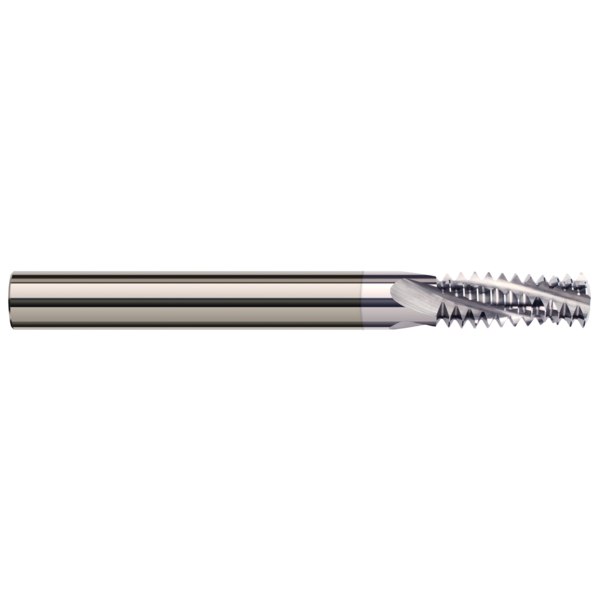 Harvey Tool Thread Milling Cutter - Multi-Form - UN Threads, 0.2350", Material - Machining: Carbide 70056-C8